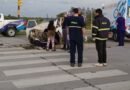 Patrullero, una moto y auto protagonizaron un siniestro vial en ruta 11