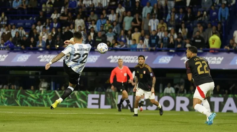 Con un gol de Lautaro Martínez, Argentina terminó el año con un triunfo ante Perú